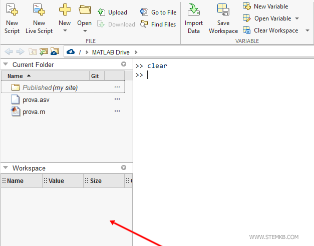 Comando "clear" remove