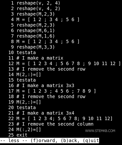 hist&oacute;rico de comandos