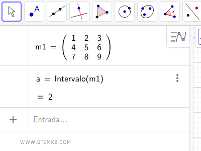 c&aacute;lculo do posto da matriz