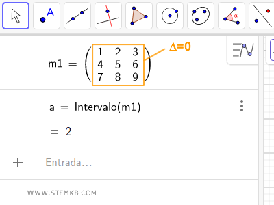 o posto da matriz n&atilde;o &eacute; tr&ecirc;s