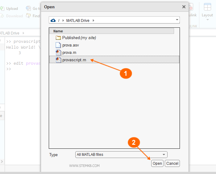 selecionar um arquivo
