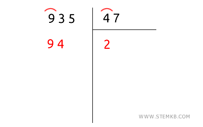 example of incorrect calculation