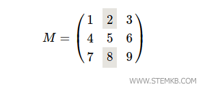 A primeira e terceira linha da segunda coluna