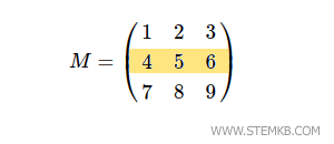acessar a segunda linha da matriz