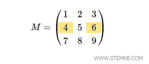 selecionar colunas espec&iacute;ficas na segunda linha da matriz