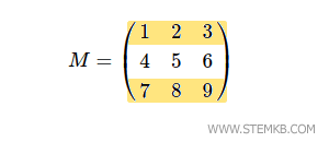 selecionar a primeira e terceira linhas da matriz