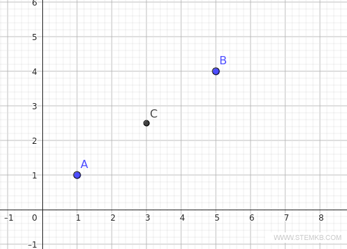 o ponto m&eacute;dio 