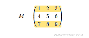 Este comando extrai a primeira e a terceira linha da matriz.